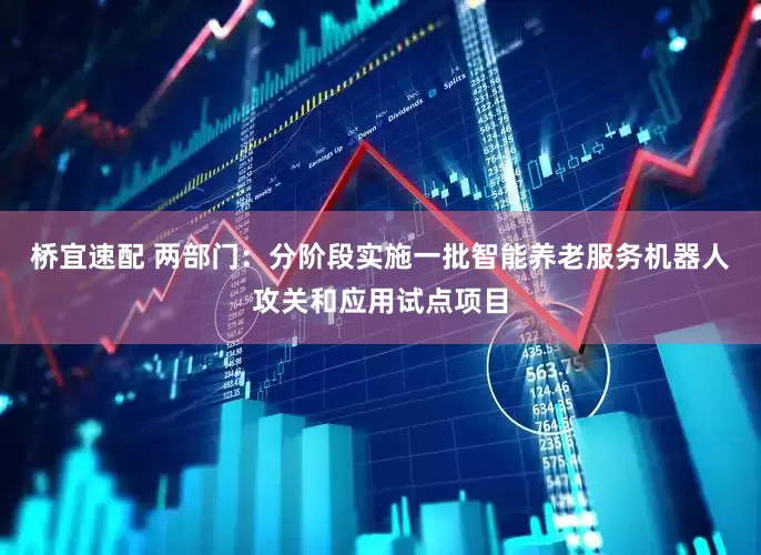 桥宜速配 两部门：分阶段实施一批智能养老服务机器人攻关和应用试点项目