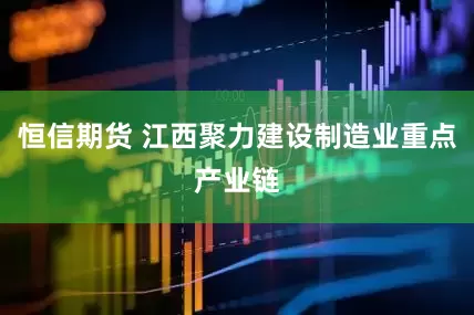 恒信期货 江西聚力建设制造业重点产业链