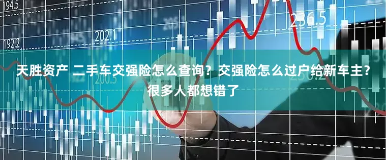 天胜资产 二手车交强险怎么查询？交强险怎么过户给新车主？很多人都想错了